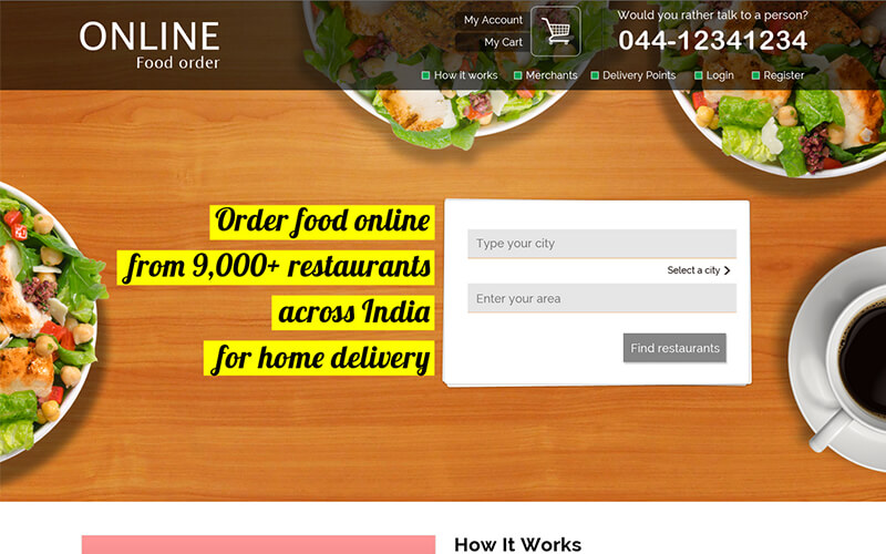 food order and delivery